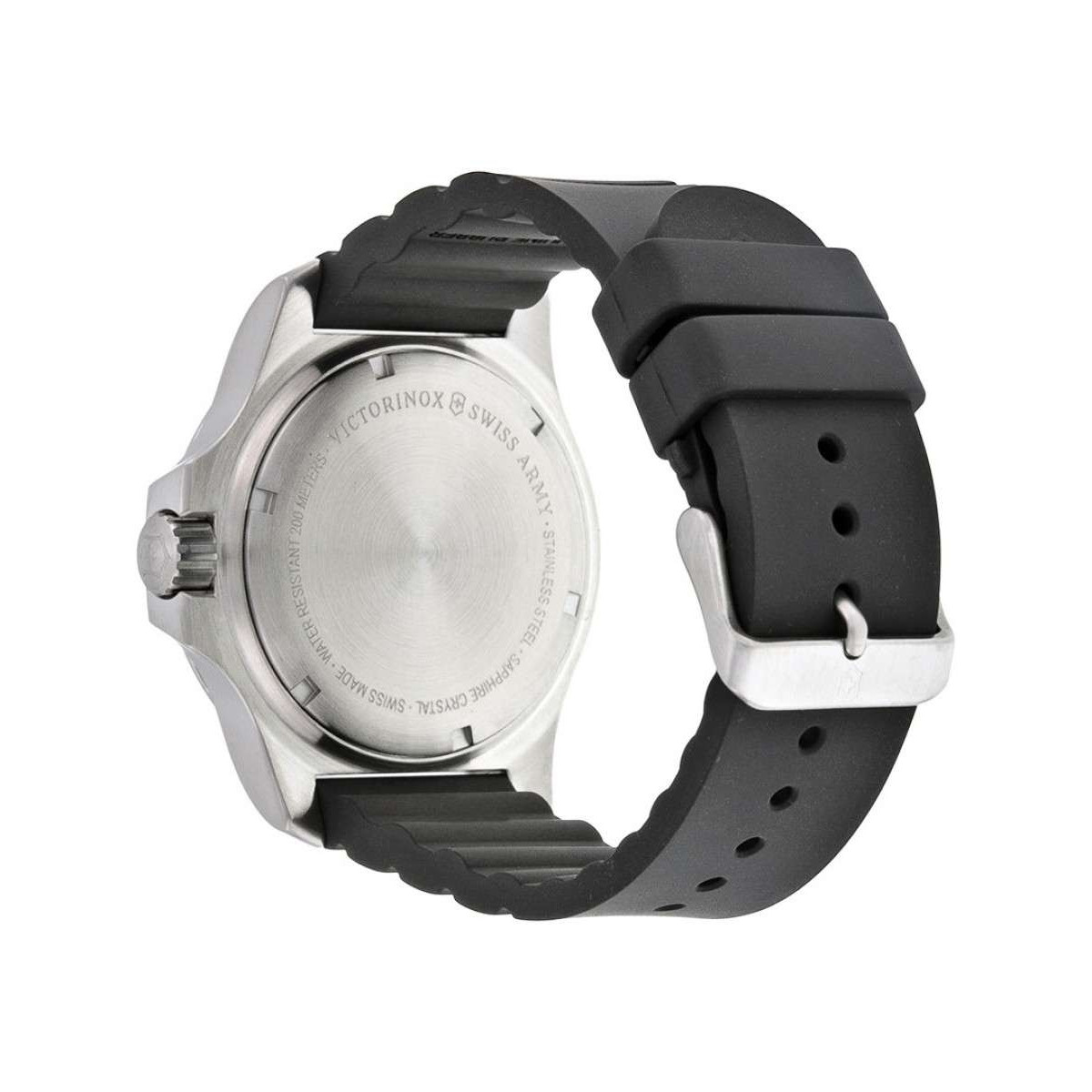 Montre Homme Victorinox I.N.O.X., boîtier acier inoxydable, bracelet caoutchouc noir - 43 mm Montre Homme Victorinox I.N.O.X., boîtier acier inoxydable, bracelet caoutchouc noir - 43 mm