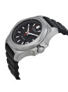 Montre Homme Victorinox I.N.O.X., boîtier acier inoxydable, bracelet caoutchouc noir - 43 mm