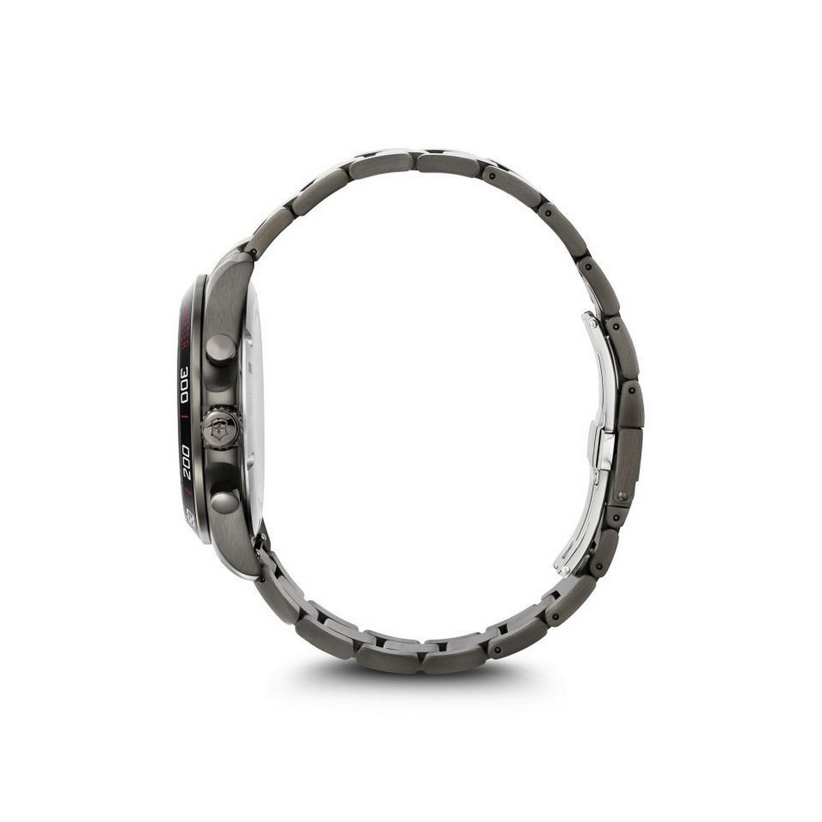 Montre Homme Victorinox FIELDFORCE Sport Chrono, cadran noir, bracelet acier inoxydable noir - 42 mm Montre Homme Victorinox FIELDFORCE SPORT en acier noir