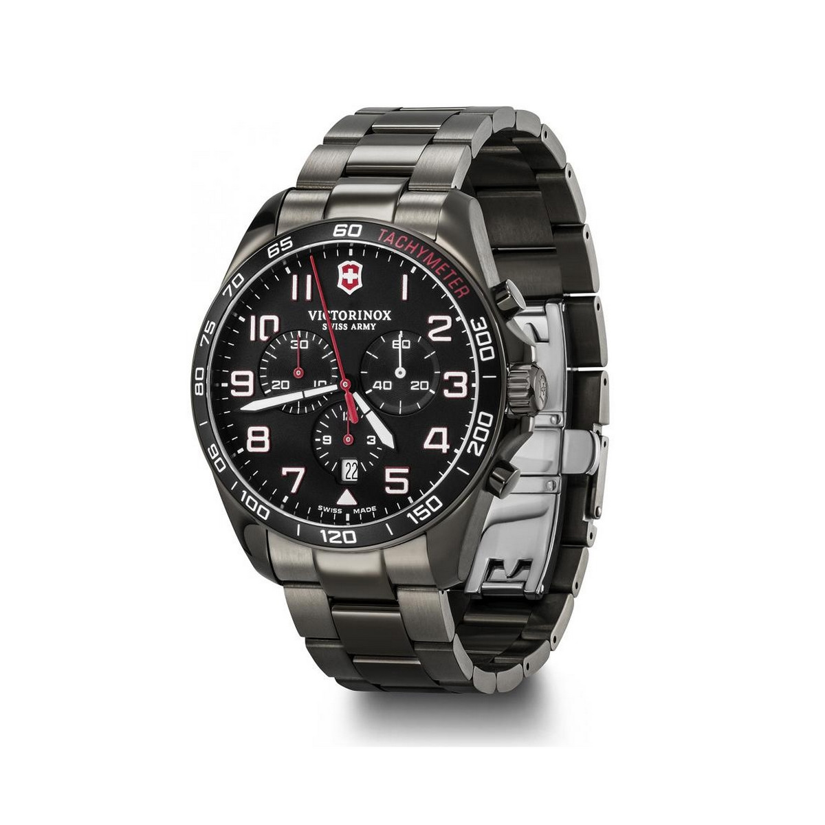 Montre Homme Victorinox FIELDFORCE SPORT en acier noir