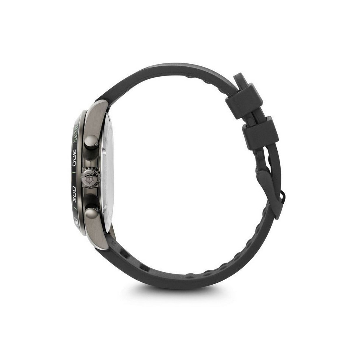 Montre Homme Victorinox FIELDFORCE Sport Chrono, cadran gris, bracelet caoutchouc noir - 42 mm Montre Homme Victorinox FIELDFORCE SPORT en caoutchouc noir