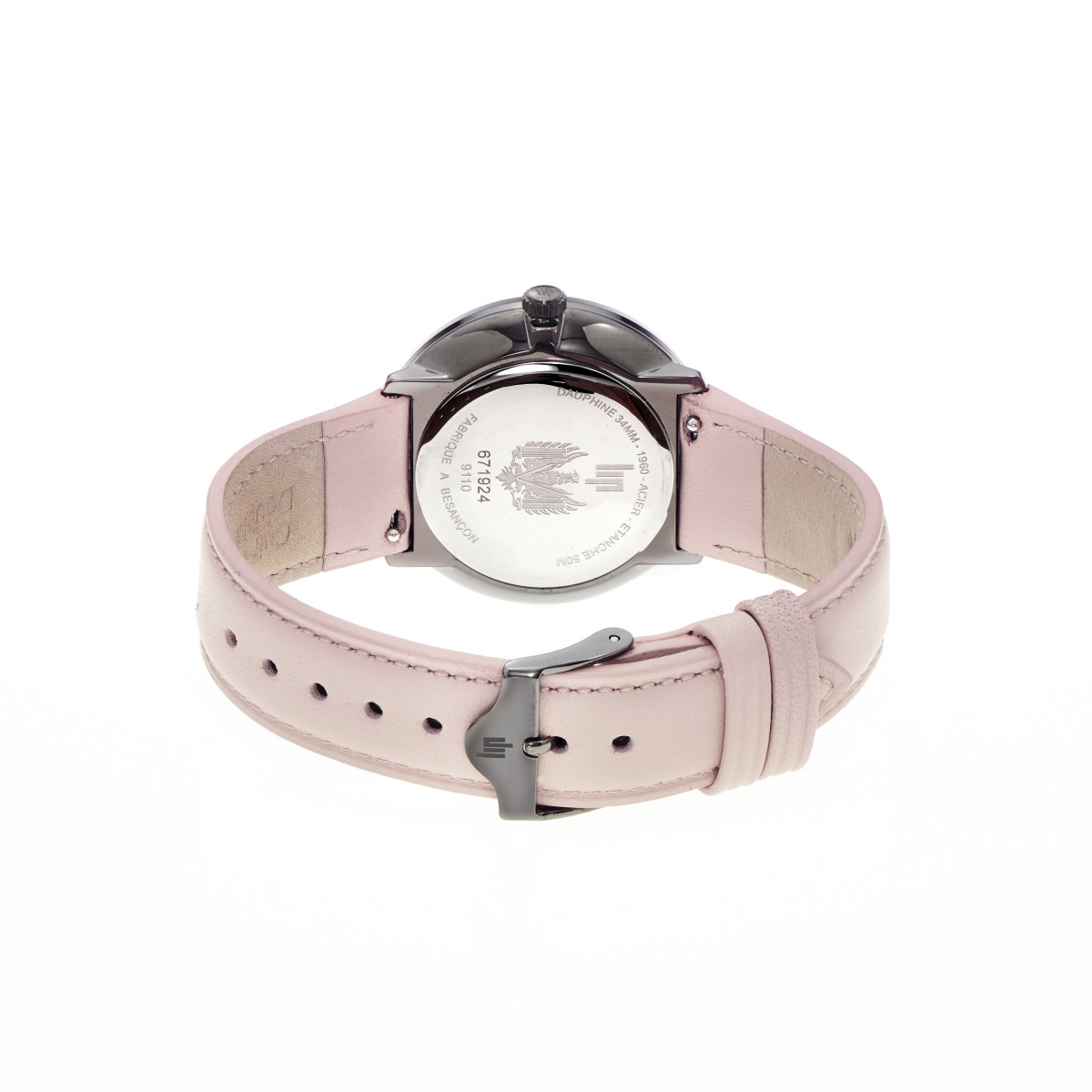 Montre mixte Lip "DAUPHINE" 34 mm cadran noir - 671924 Montre mixte Lip "DAUPHINE" 34 mm cadran noir - 671924