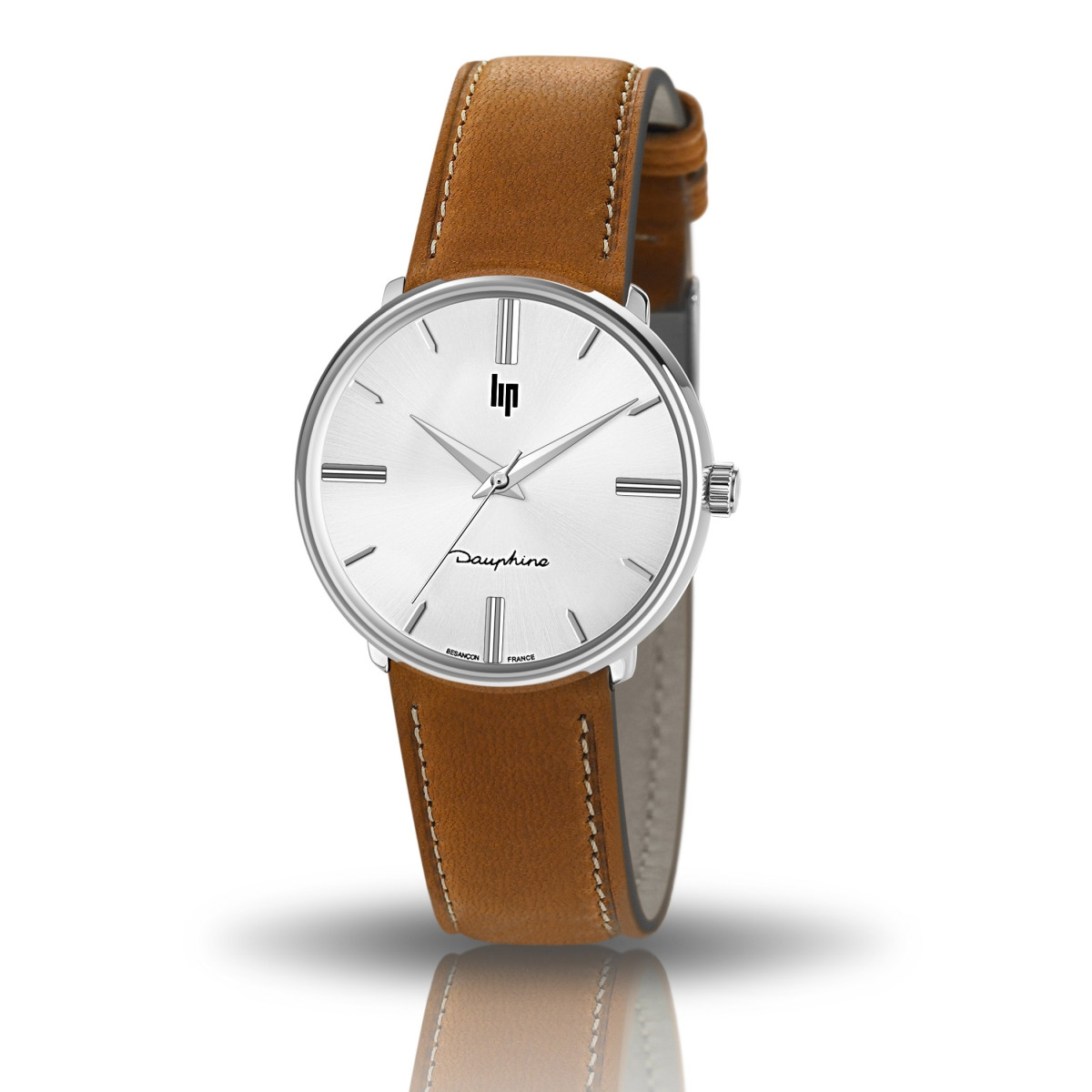 Montre mixte LIP "DAUPHINE 34" Argenté - 671918 Montre mixte LIP "DAUPHINE 34" Argenté - 671918