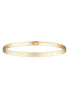 "MARRAINE, MA REINE D'AMOUR" Jonc doré bracelet à message