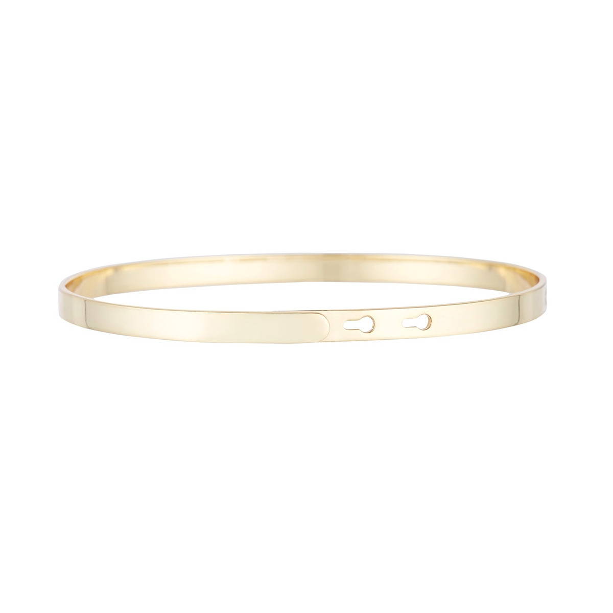 "MARRAINE, MA REINE D'AMOUR" Jonc doré bracelet à message Bracelet à message "Marraine , Ma Reine d'amour" Laiton doré