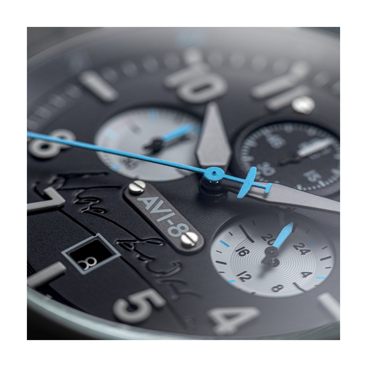 Montre Homme AVI-8 Hawker Hurricane EDITION LIMITEE Douglas Bader noir – AV-4072-03 Montre Homme AVI-8 Hawker Hurricane EDITION LIMITEE Douglas Bader noir – AV-4072-03