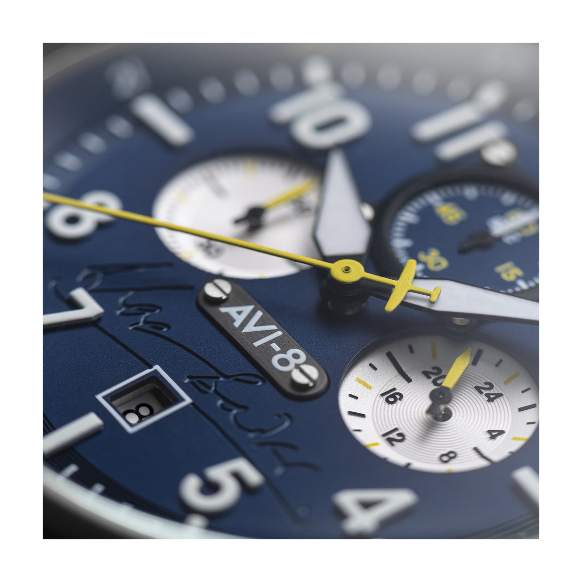 Montre Homme AVI-8 Hawker Hurricane EDITION LIMITEE Douglas Bader bleu  – AV-4072-01