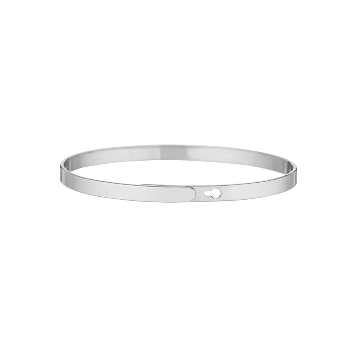 "BE MY VALENTINE" bracelet jonc argenté à message "BE MY VALENTINE" bracelet jonc argenté à message