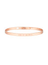 "JE T'AIME" bracelet jonc rosé à message
