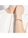 "TU ES LE PLUS BEAU JOUR DE MA VIE" bracelet jonc rosé à message
