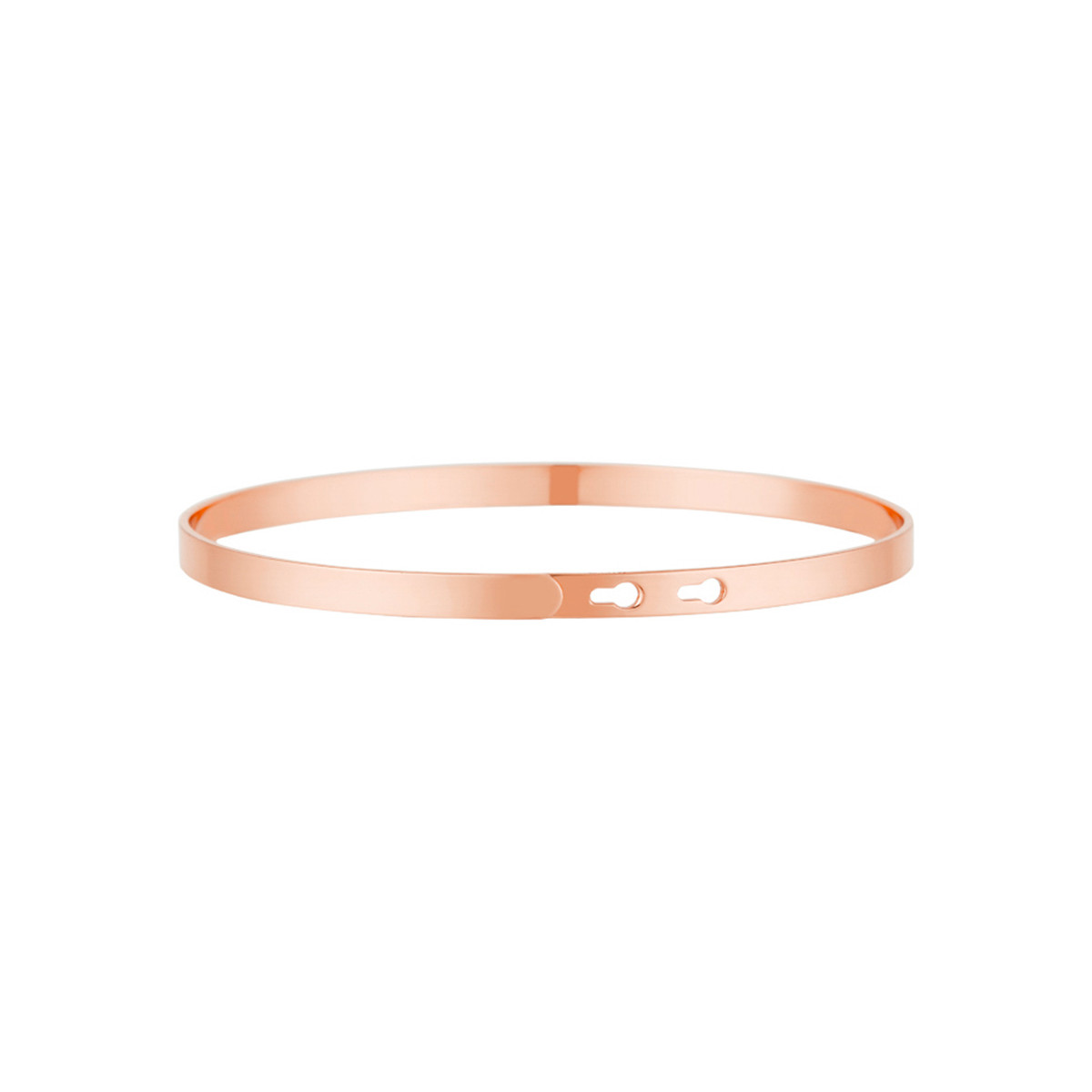 "MAMIE JE T'AIME" bracelet jonc rosé à message Bracelet à message "Mamie Je t'aime" Laiton rosé