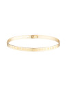 "LA MEILLEURE DES MAMIES" bracelet jonc doré à message
