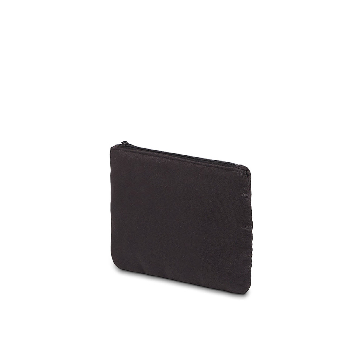 Petite pochette à message noire brodée MES SECRETS argentée Petite pochette à message noire brodée MES SECRETS argentée