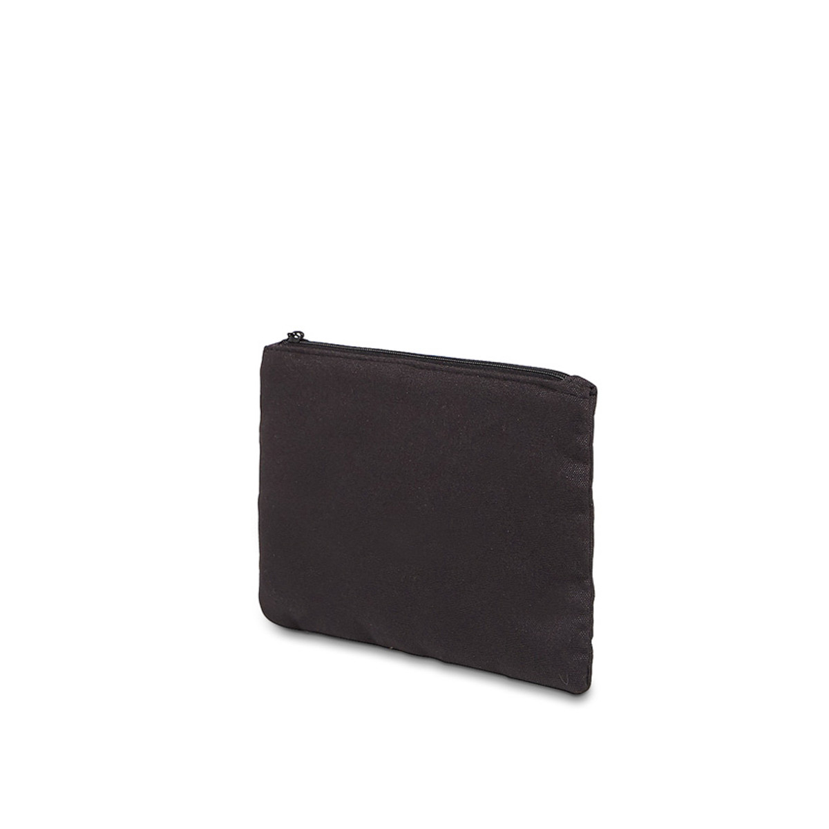 Petite pochette à message noire brodée LA VIE EST UNE FETE argenté Petite pochette à message noire brodée LA VIE EST UNE FETE argenté