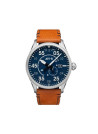 Montre Homme AVI-8 SPITFIRE Automatique Cadran acier bleu  Bracelet acier + Bracelet cuir