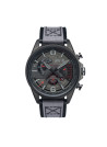 Montre Homme AVI-8 HAWKER HARRIER II Quartz Cadran gris  Bracelet cuir véritable et tissu