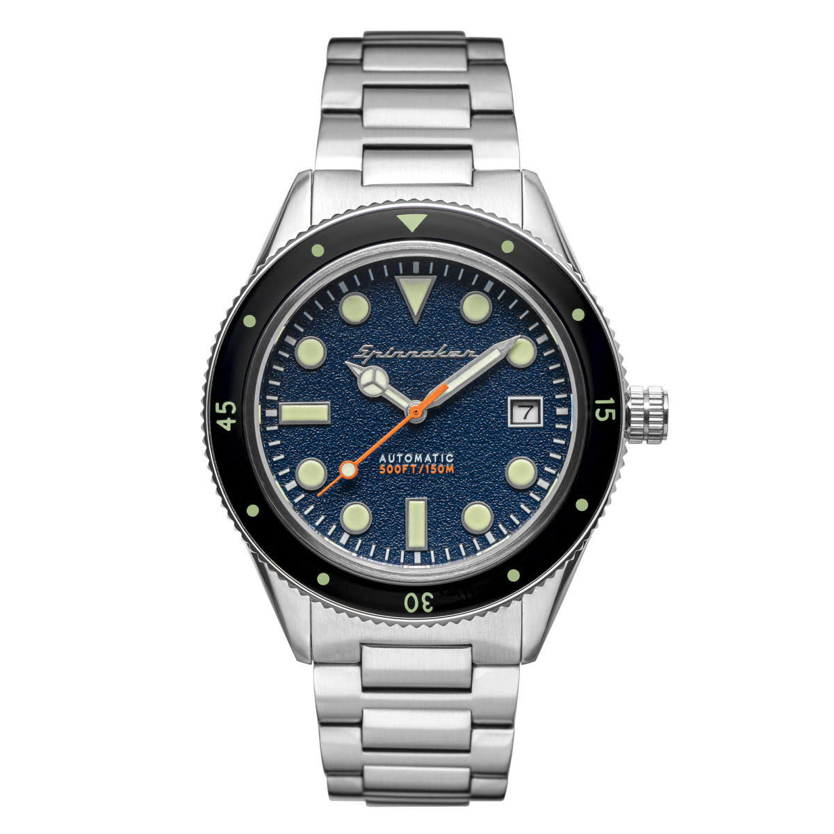 Montre Homme Spinnaker CAHILL Automatique Cadran bleu Bracelet en acier inoxydable Montre Homme Spinnaker CAHILL Automatique Cadran bleu Bracelet en acier inoxydable