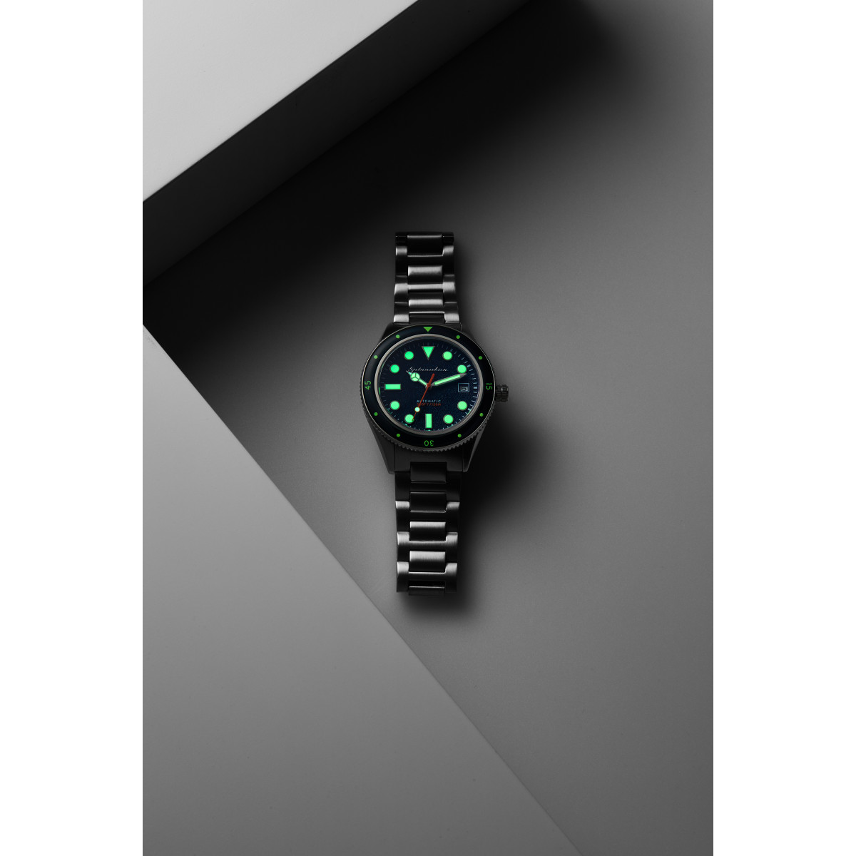 Montre Homme Spinnaker CAHILL Automatique Cadran bleu Bracelet en acier inoxydable Montre Homme Spinnaker CAHILL Automatique Cadran bleu Bracelet en acier inoxydable