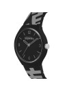 Montre Homme Superdry URBAN XL KANJI Analogique Cadran noir  Bracelet en silicone à motifs