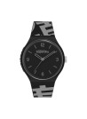 Montre Homme Superdry URBAN XL KANJI Analogique Cadran noir  Bracelet en silicone à motifs