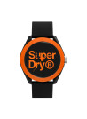 Montre Homme Superdry OSAKA ORIGINAL Analogique Cadran noir  Bracelet en silicone