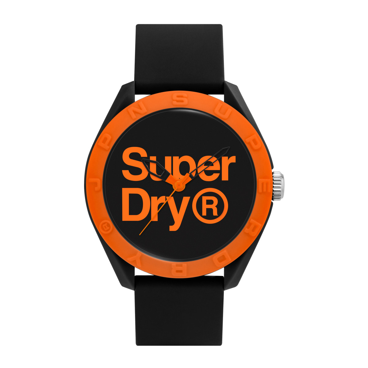 Montre Homme Superdry OSAKA ORIGINAL Analogique Cadran noir  Bracelet en silicone