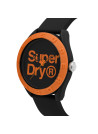 Montre Homme Superdry OSAKA ORIGINAL Analogique Cadran noir  Bracelet en silicone