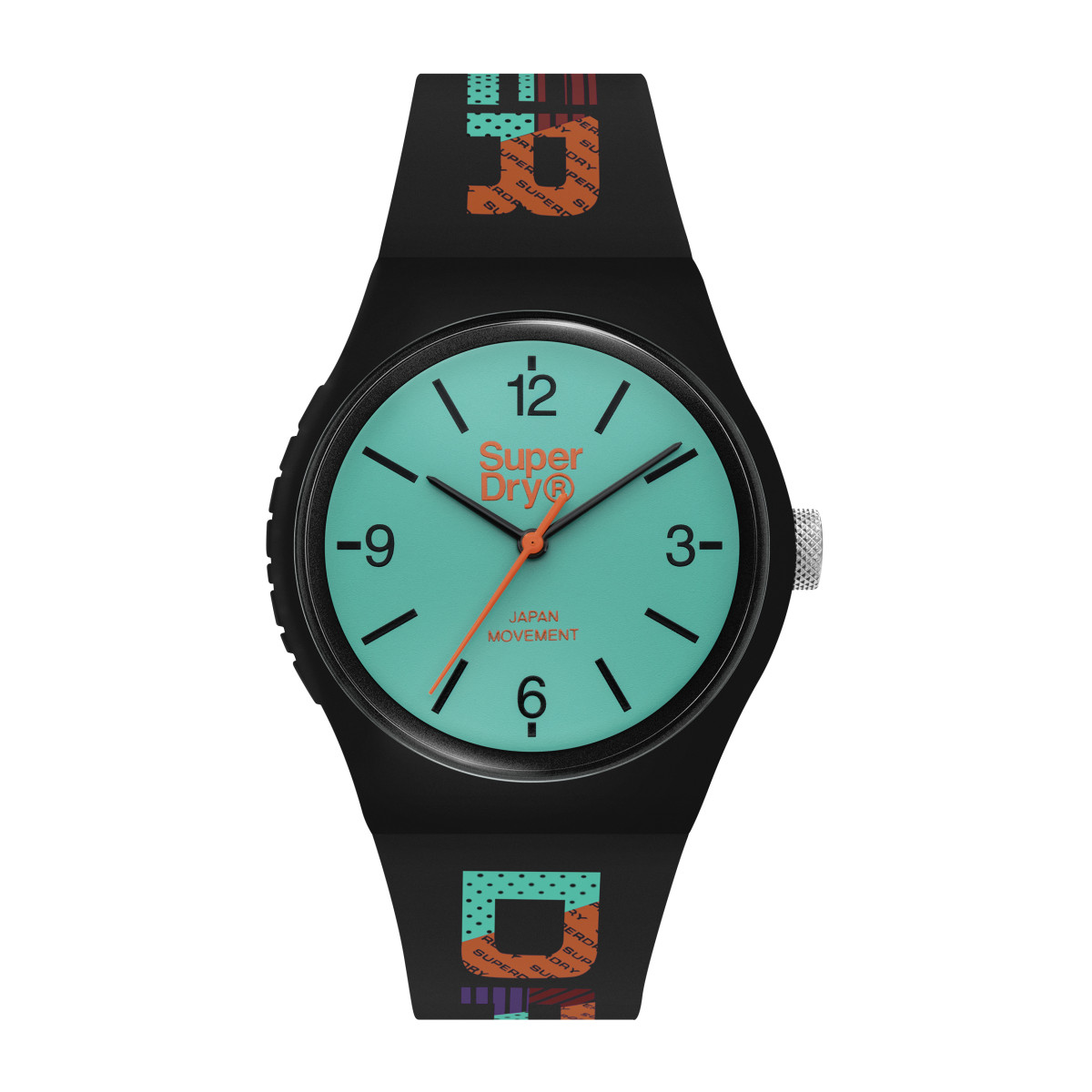 Montre Unisexe Superdry URBAN RETRO SPORT Analogique Cadran bleu Bracelet en silicone Montre Unisexe Superdry URBAN RETRO SPORT Analogique Cadran bleu Bracelet en silicone