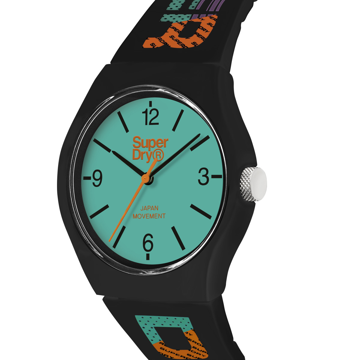 Montre Unisexe Superdry URBAN RETRO SPORT Analogique Cadran bleu Bracelet en silicone Montre Unisexe Superdry URBAN RETRO SPORT Analogique Cadran bleu Bracelet en silicone