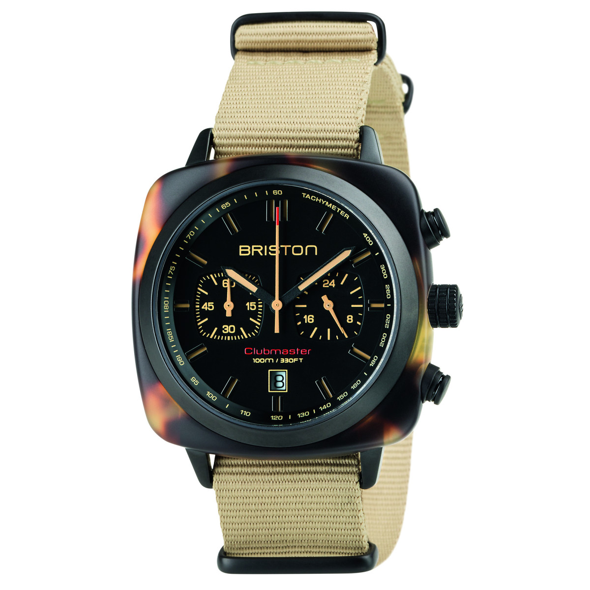 Montre Briston Clubmaster Sport Acétate Safari Chrono Montre Briston Clubmaster Sport Acétate Safari Chrono