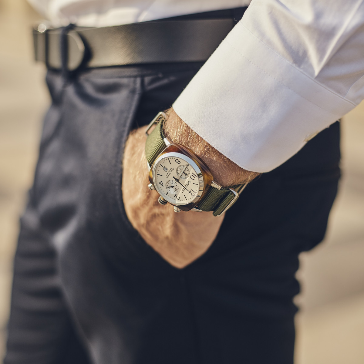 Montre Briston Clubmaster Classic Acétate Chrono Montre Briston Clubmaster Classic Acétate Chrono