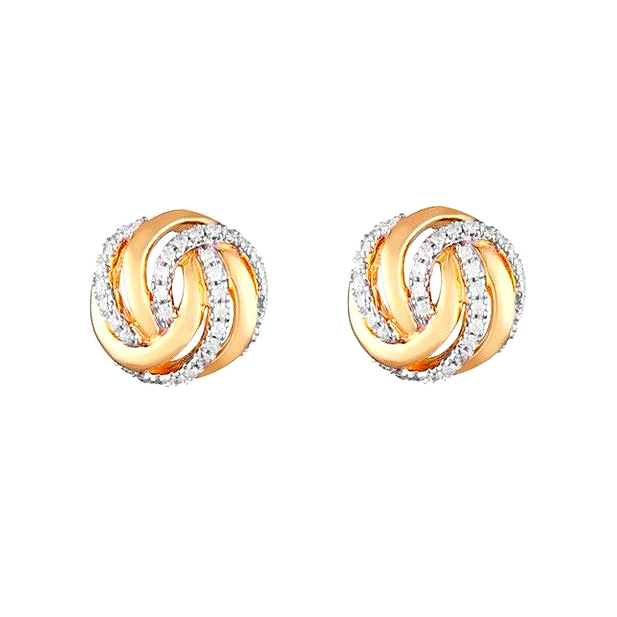 Boucles d'oreilles Or Jaune et Diamants 0,16 carat "GOLDEN EYE" Boucles d'oreilles Or Jaune et Diamants 0,16 carat "GOLDEN EYE"