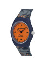 Montre Unisexe Superdry URBAN FLURO CAMO Analogique Cadran orange  Bracelet en silicone à motifs