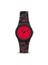 Montre Unisexe Superdry URBAN FLURO CAMO Analogique Cadran rouge  Bracelet en silicone à motifs