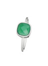 Bague Argenté "Agathe Verte"