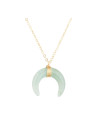 Collier Doré "Aventurine Verte"
