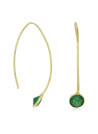 Boucle d'oreilles Doré "Aventurine Verte"