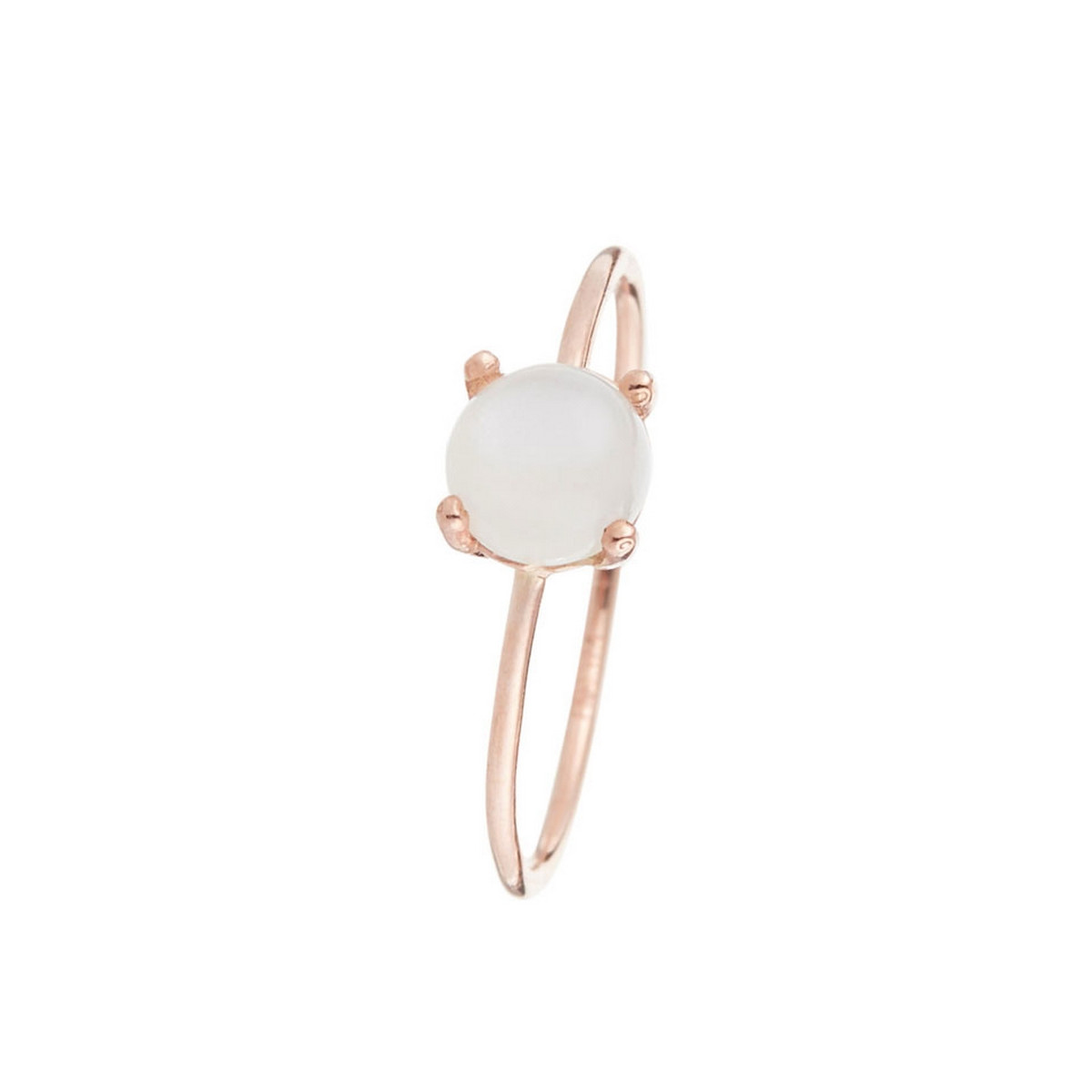 Bague Or Rose 375/1000 et Pierres Precieuses Bague Or Rose 375/1000 et Pierre Fine