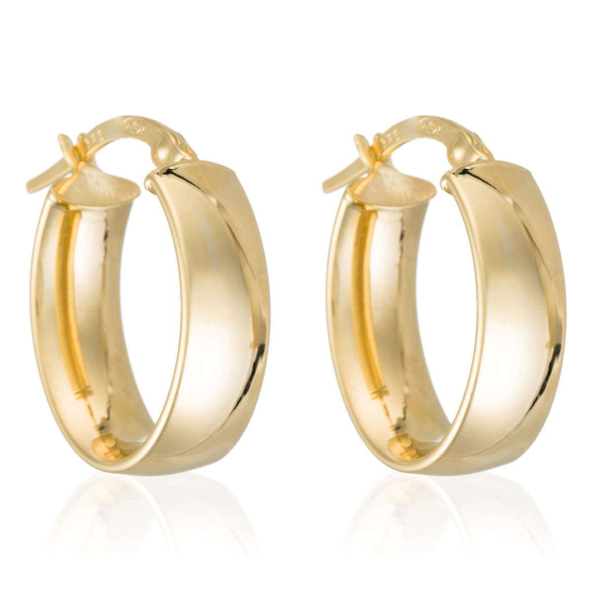 Boucles d'oreilles or jaune fermoir brisure dormeuses Boucles d'oreilles Or Jaune
