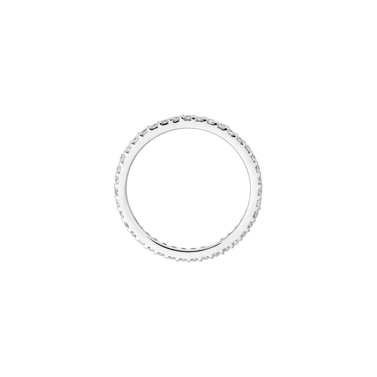 Bague Or Blanc et Diamant Bague "Adoration Divine" Or blanc et Diamant