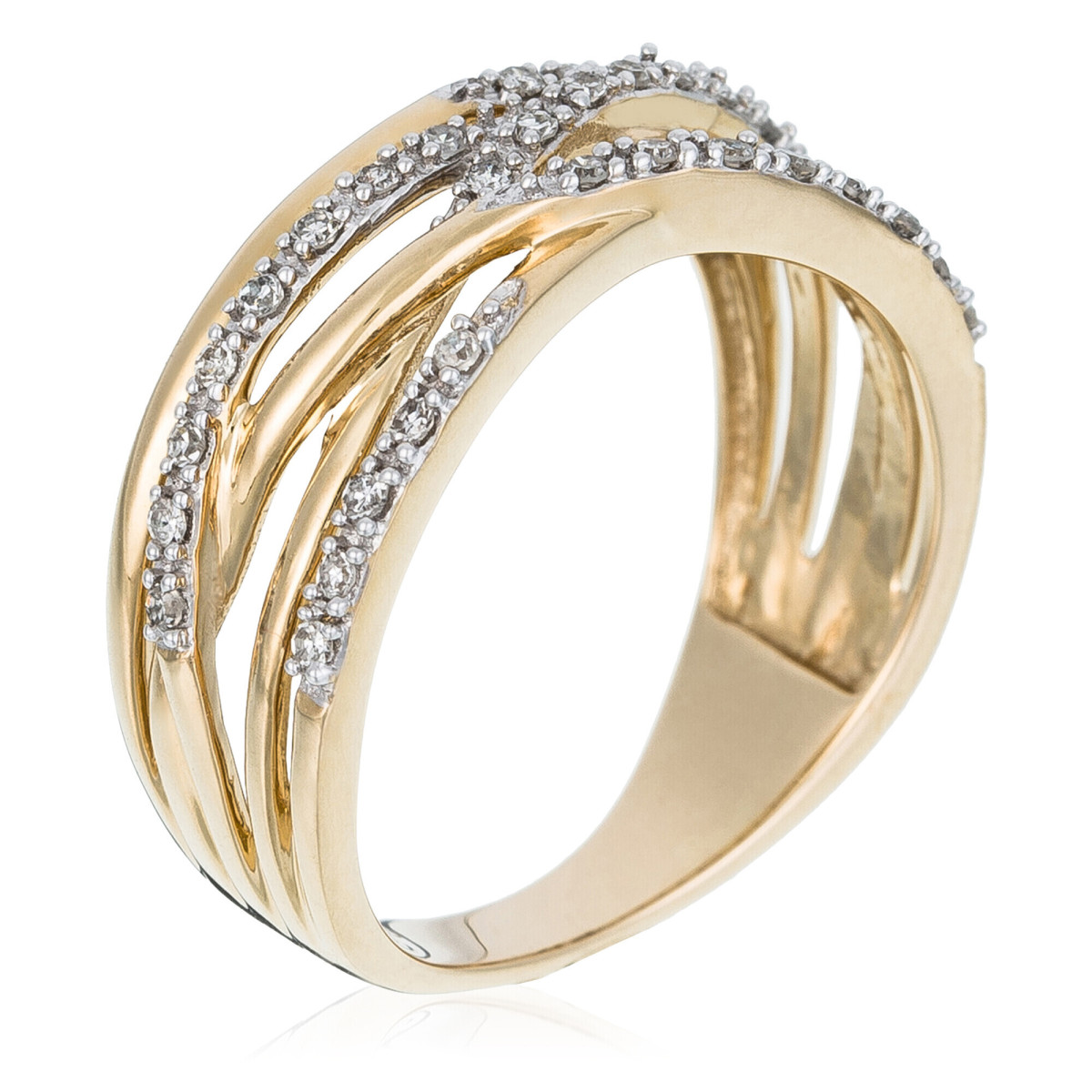 Bague Or Jaune et Diamant Bague "Ariane Pure" Or jaune et Diamant