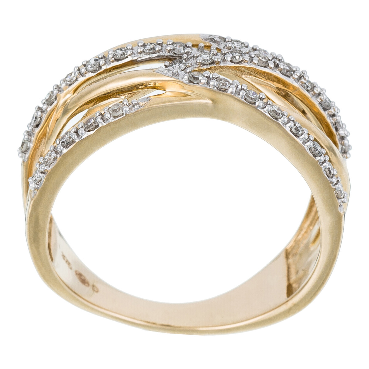 Bague Or Jaune et Diamant Bague "Ariane Pure" Or jaune et Diamant