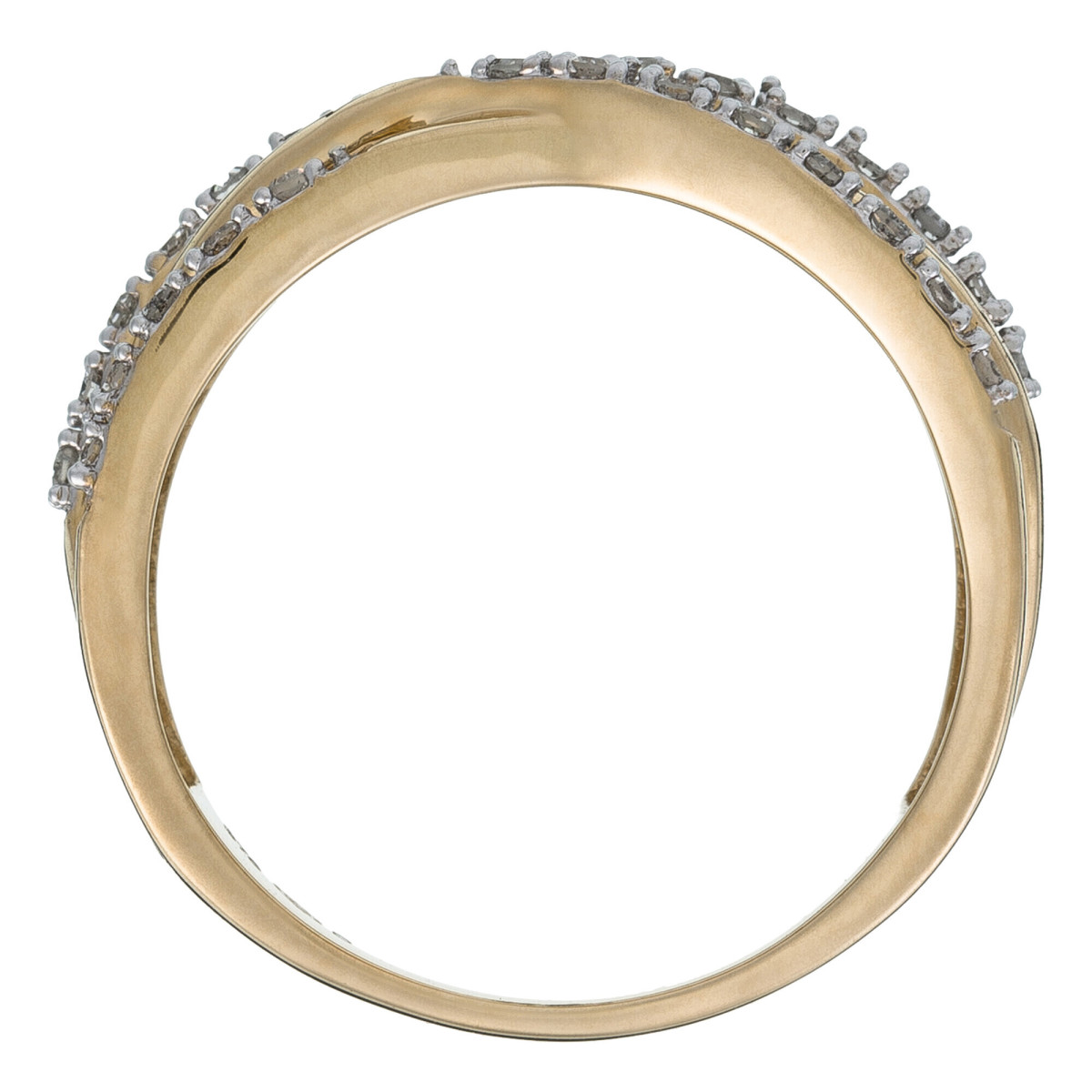Bague Or Jaune et Diamant Bague "Ariane Pure" Or jaune et Diamant