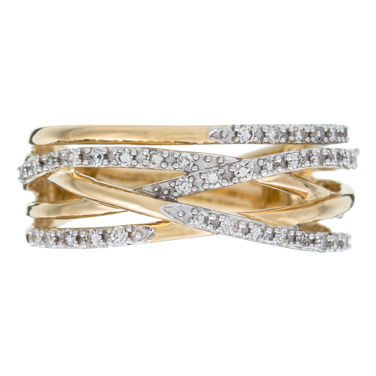 Bague Or Jaune et Diamant Bague "Ariane Pure" Or jaune et Diamant