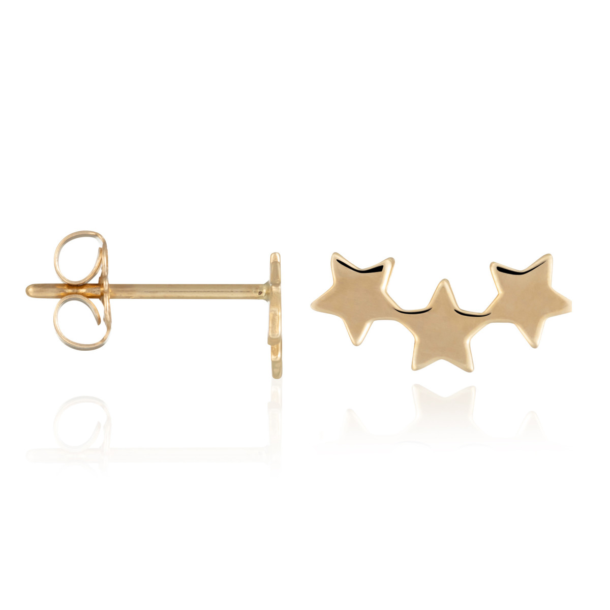 Boucle d'oreilles Or Jaune 375/1000 Boucles d'oreilles "Spirite" Or jaune