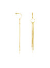 Boucle d'oreilles Or Jaune 375/1000 et Zirconium