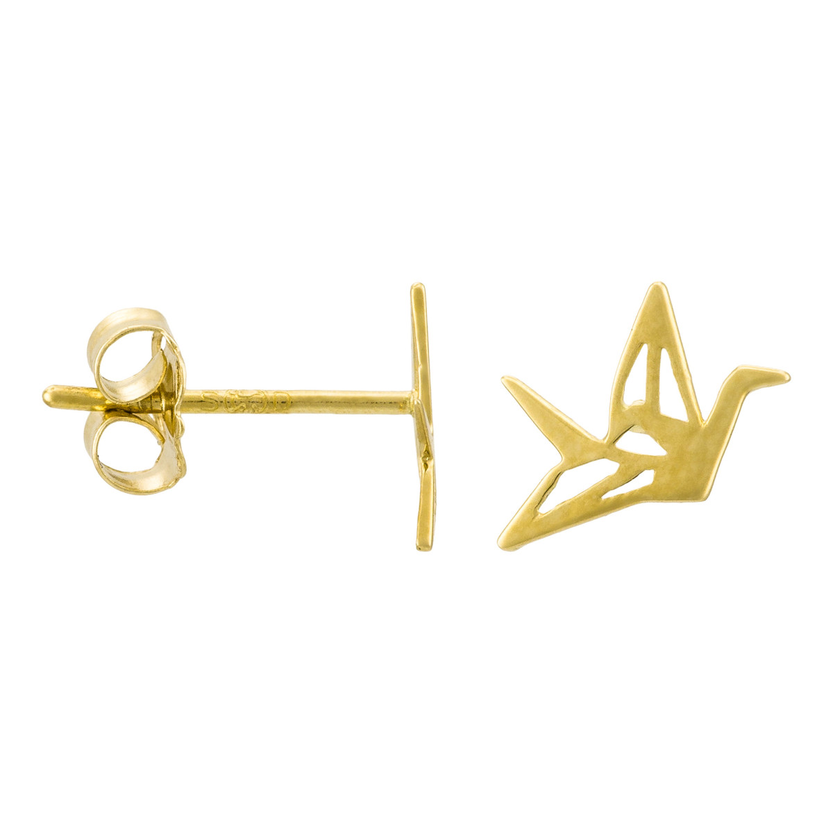 Boucle d'oreilles Or Jaune 375/1000 Boucles d'oreilles "Féminité" Or jaune