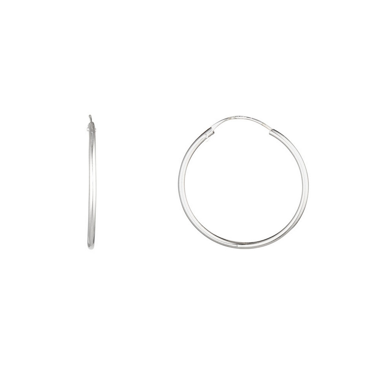 Boucle d'oreilles Or Blanc 375/1000 Boucles d'oreilles Or Blanc 375/1000