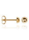 boucles d'oreilles or jaune 9k puce femme