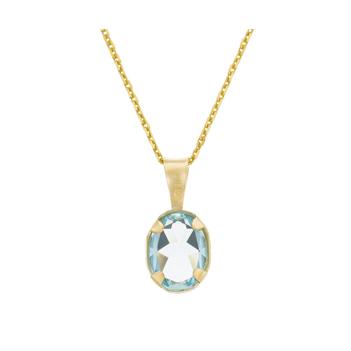pendentif topaze bleue pour femme Pendentif belle topaze 1,51ct/1 "Pétunia"